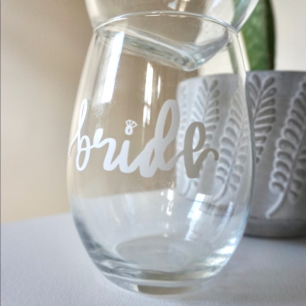 Bride Wine Glass
